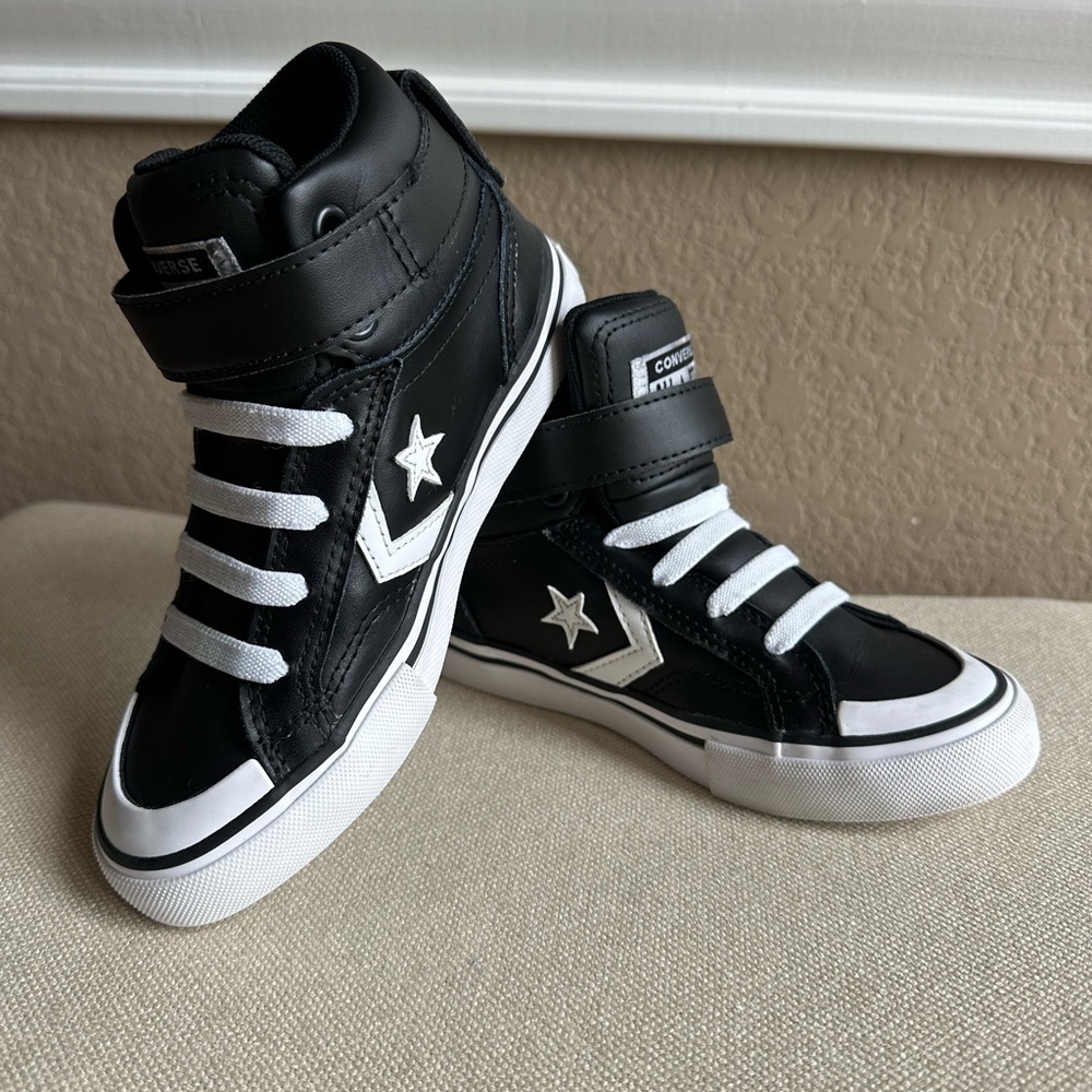 Converse Black and White High-Top Sneakers
